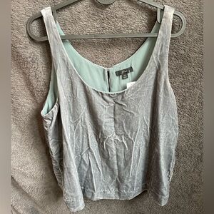 J. Crew Gray Velvet Camisole